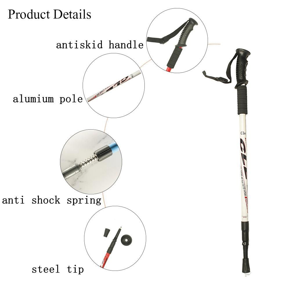 2 pcs 50-105cm Nordic Walking Stick