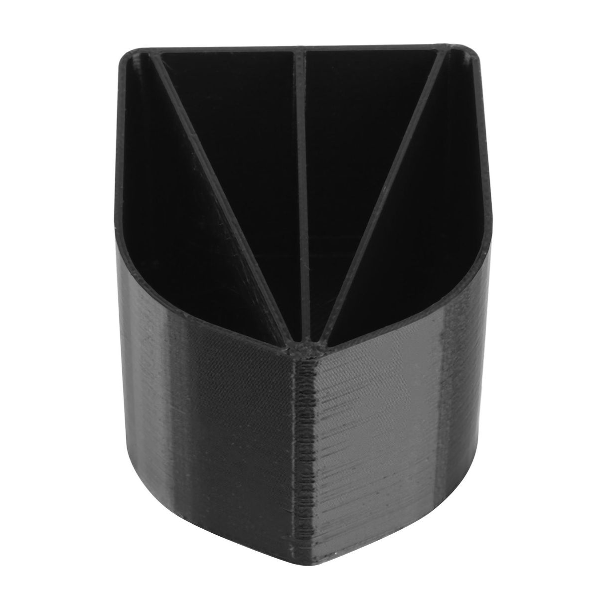 4 Channels Split Cups for Paints Pouring - Acrylic Paint Pour Cup 4 Channels Dividers Painting Tools, Black