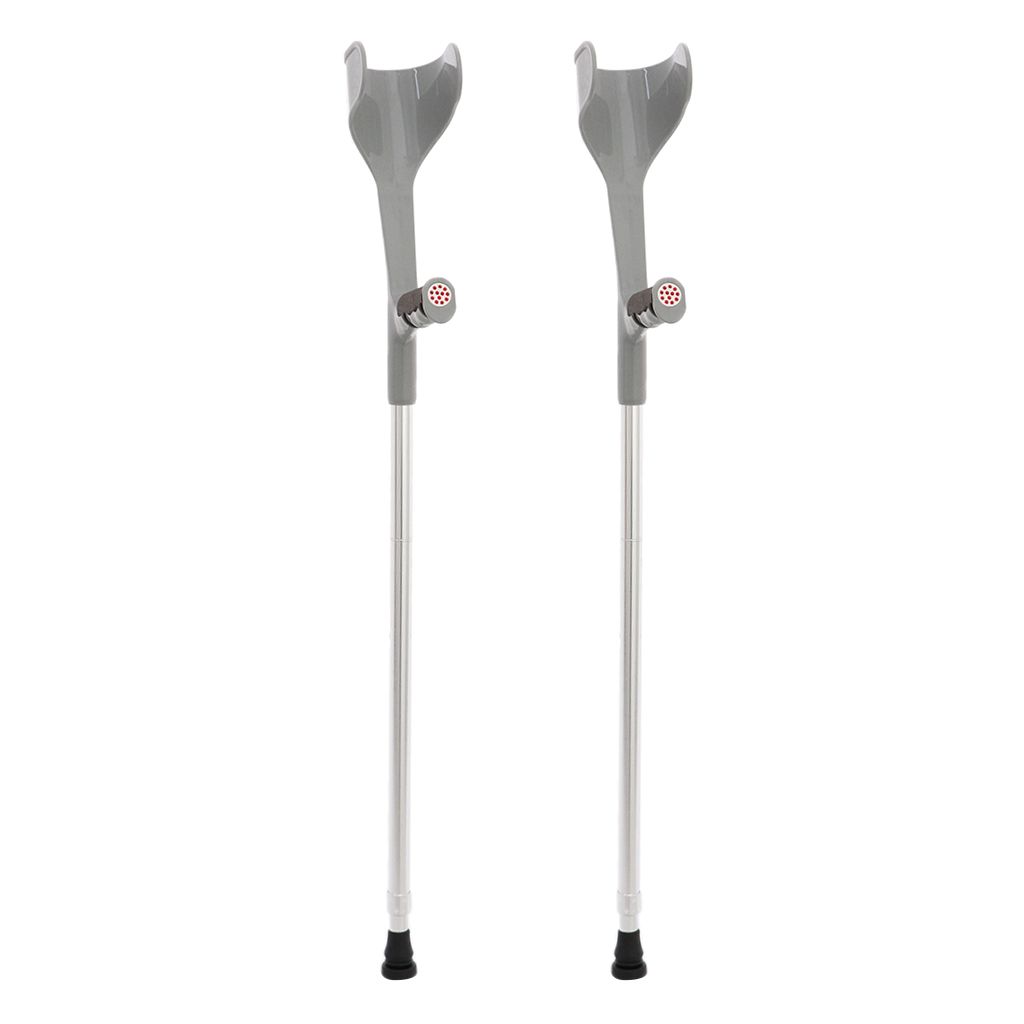 2pcs Adjustable Forearm Elbow Underarm Crutch Walking Legs
