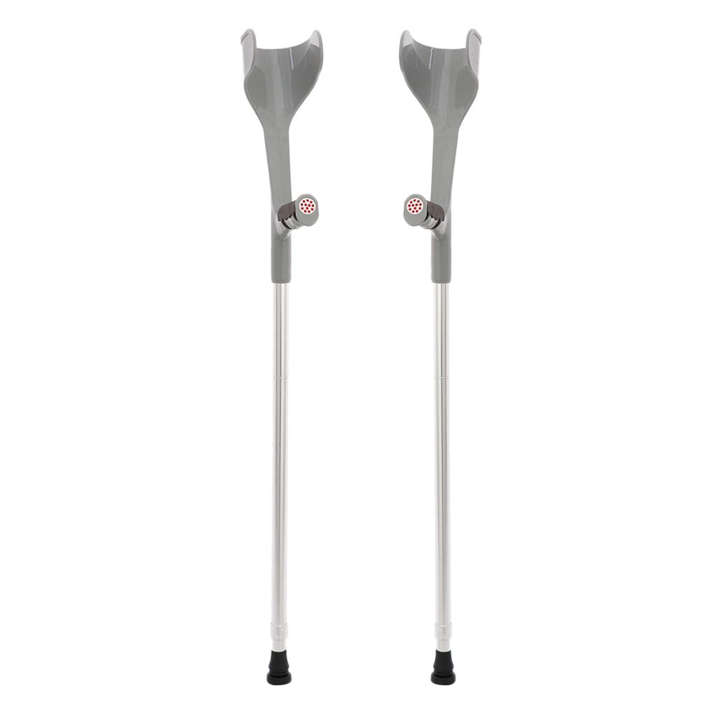 2pcs Adjustable Forearm Elbow Underarm Crutch Walking Legs