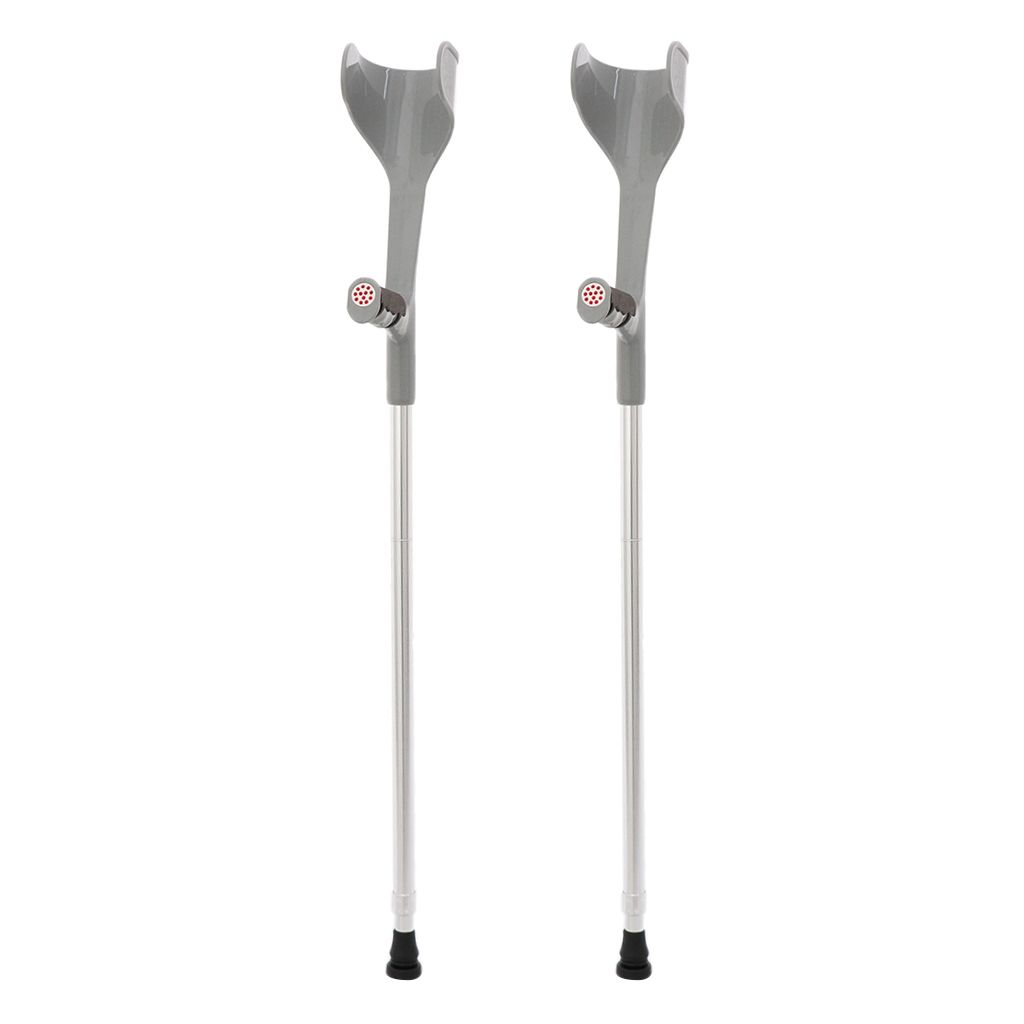 2pcs Adjustable Forearm Elbow Underarm Crutch Walking Legs