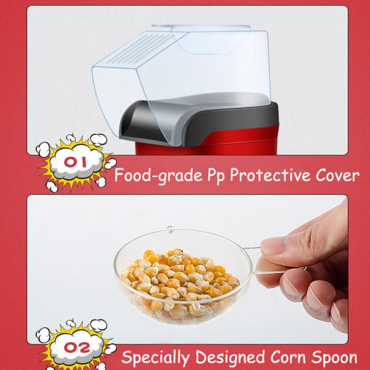 1200W Automatic Mini Electric Popcorn Machine