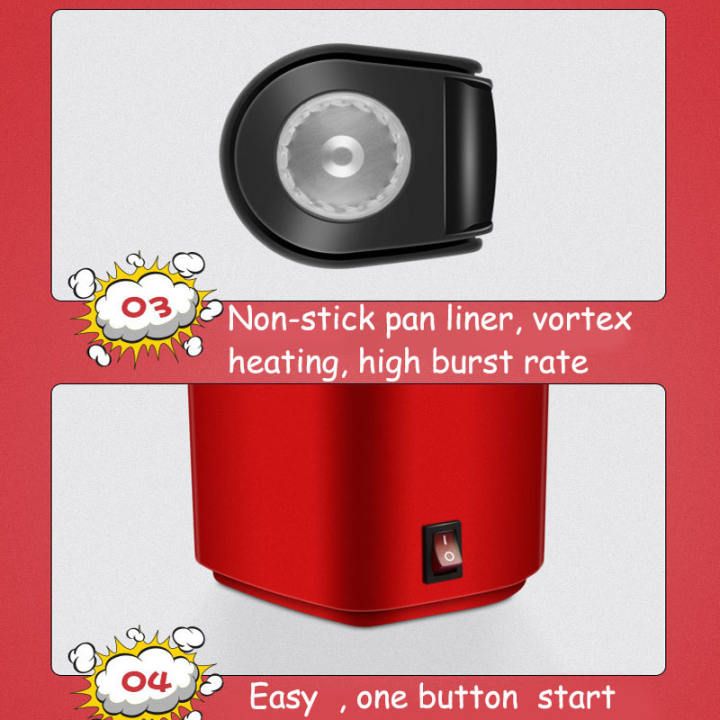1200W Automatic Mini Electric Popcorn Machine