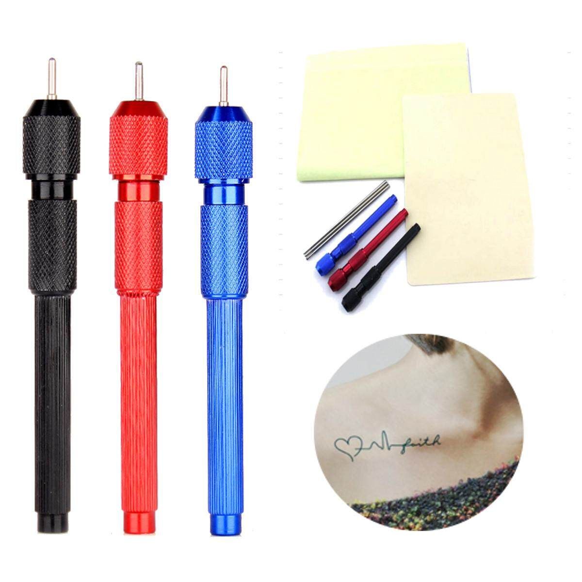 (photo)Pro Microblading Permanent 3D Makeup Eyebrow Tattoo Pen Pigment Kit Set