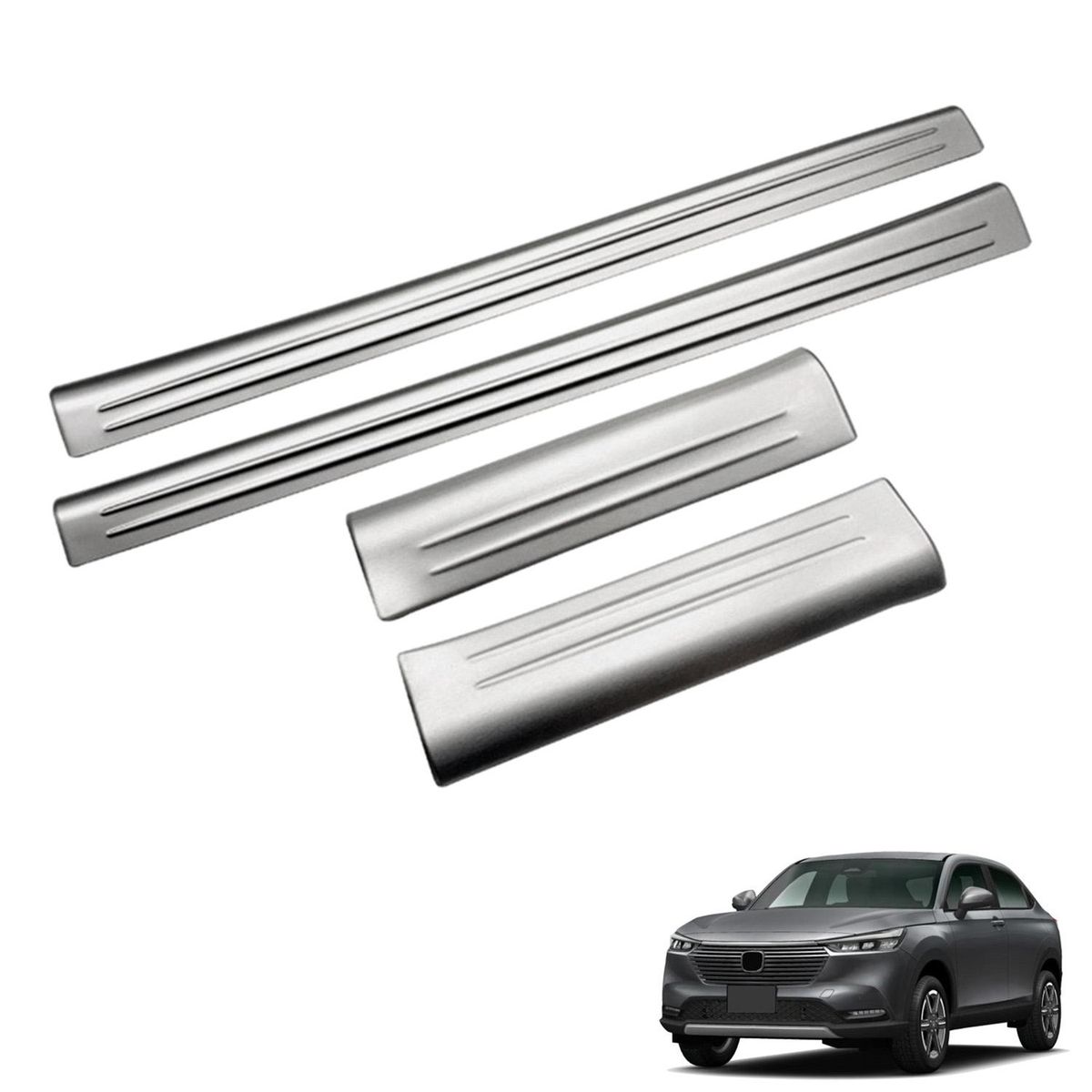 For Honda Vezel HR-V HRV 2021 2022 Stainless Steel Front