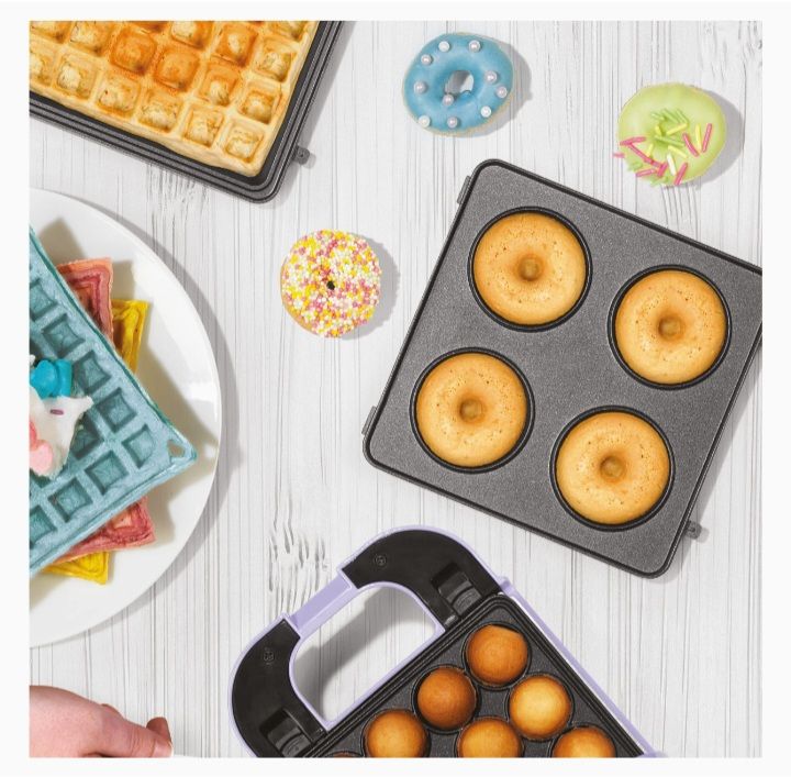 Sorbet 3-in-1 Treat/Snack Maker - Waffle, Doughnut & Cupcake