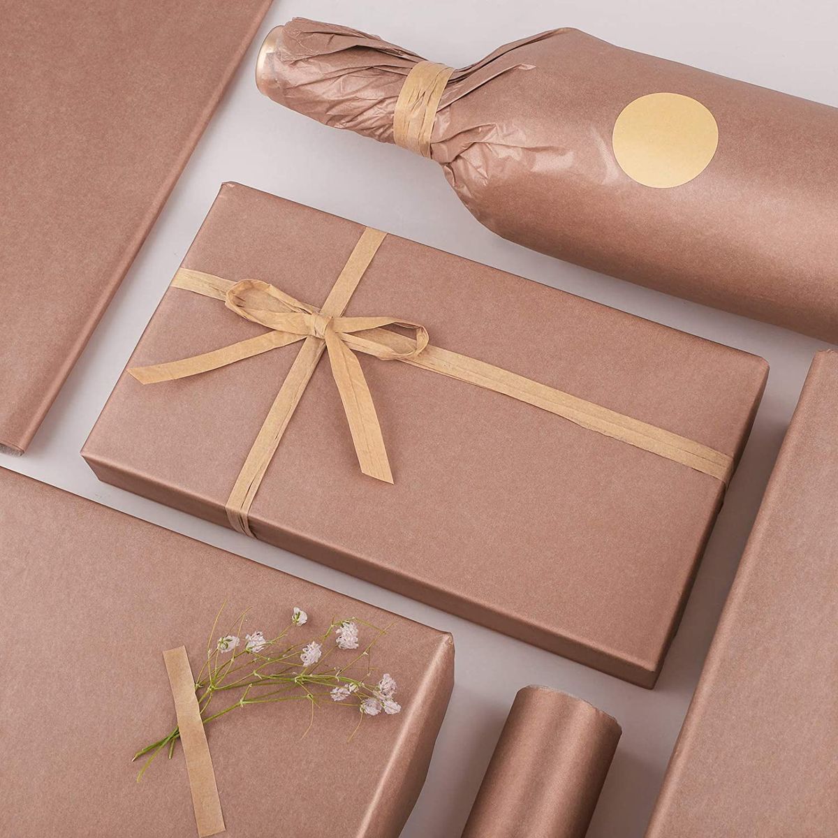 120 Sheets Tissue Paper Bulk,Metallic Gift Wrapping Paper