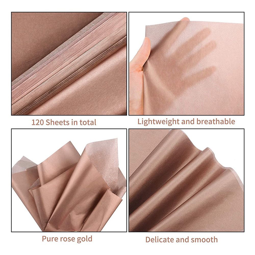 120 Sheets Tissue Paper Bulk,Metallic Gift Wrapping Paper