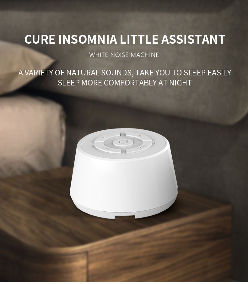 White Noise Sleeping Machine With Adjustable Baby Night