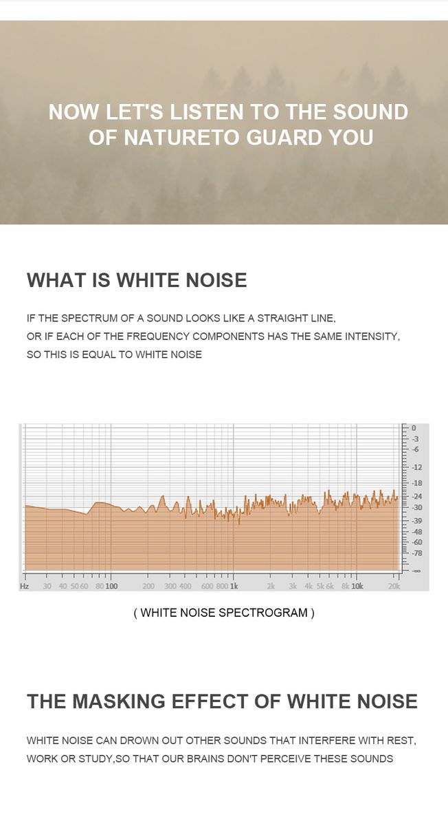 White Noise Sleeping Machine With Adjustable Baby Night