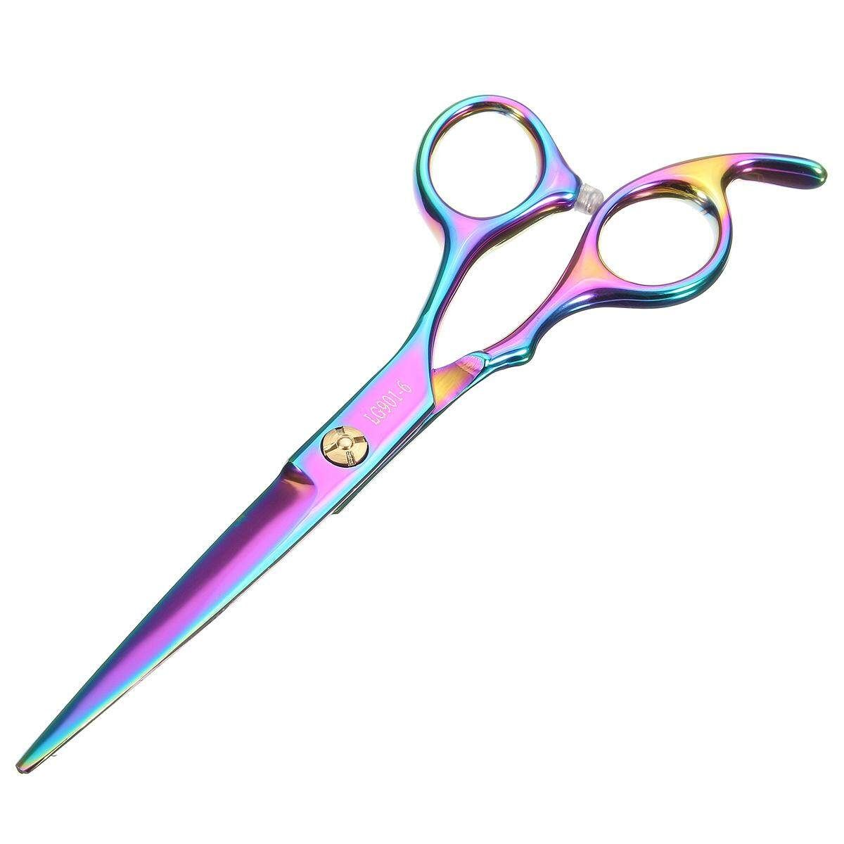 7'' Pet Dog Cat Hairstyle Grooming Scissors Curved Thinning Shears Scissor Cutting Scissor