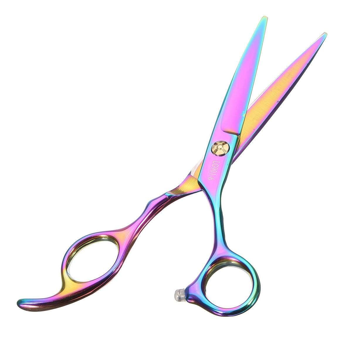 7'' Pet Dog Cat Hairstyle Grooming Scissors Curved Thinning Shears Scissor Cutting Scissor