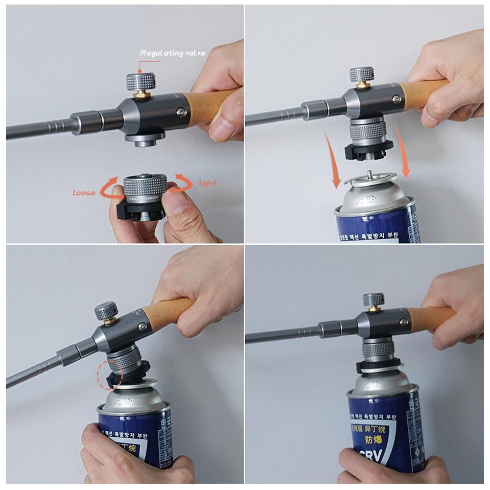 CAMPINGMOON  MT-3955 Weeding Fires Machine Grass Burners Blowtorch Multipurpose Gases Torch Camp Flamethrowers