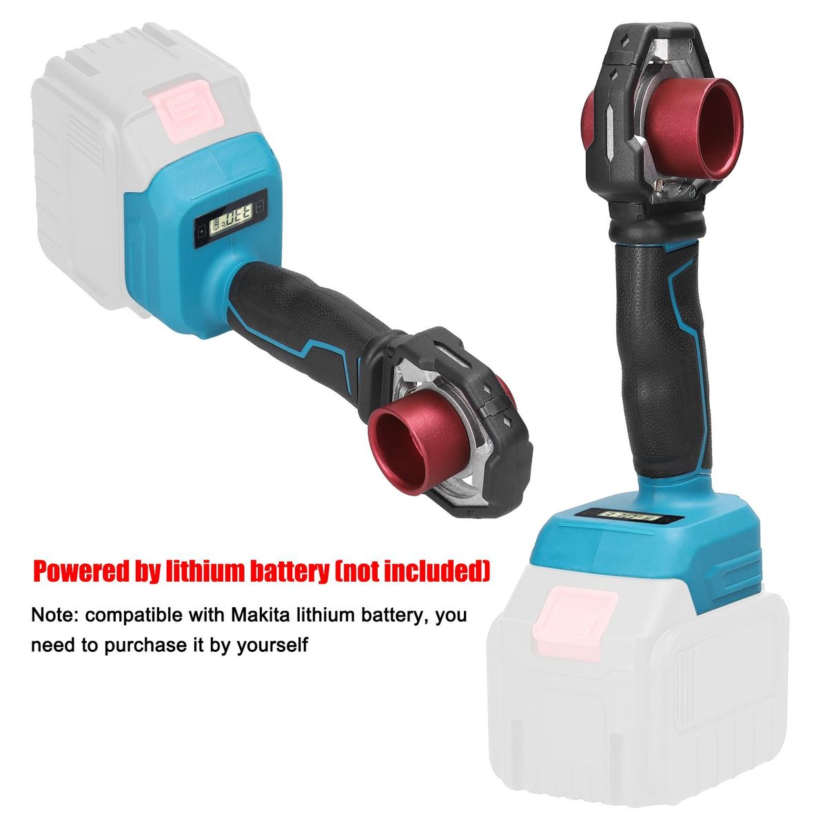 Lithium Power Electric Water Pipes Melting Device Household PPR Welding Machine with 20mm 25mm 30mm Replacement Heads