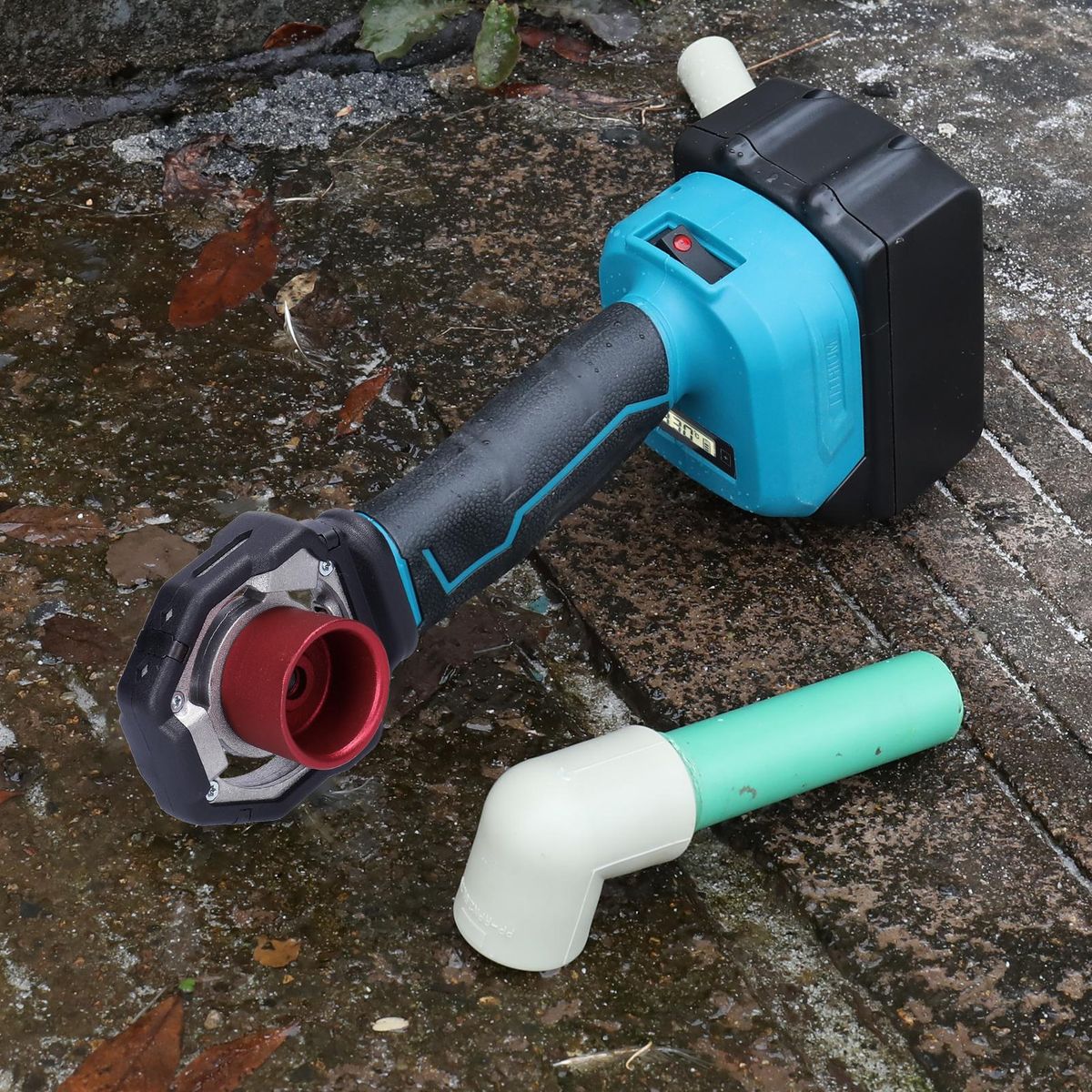 Lithium Power Electric Water Pipes Melting Device Household PPR Welding Machine with 20mm 25mm 30mm Replacement Heads