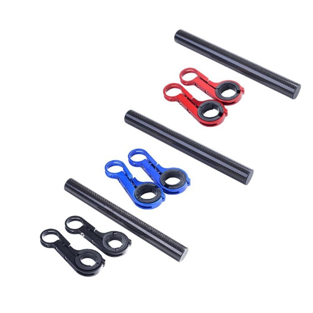 Carbon Tube Handlebar Lengthened Extension Red
