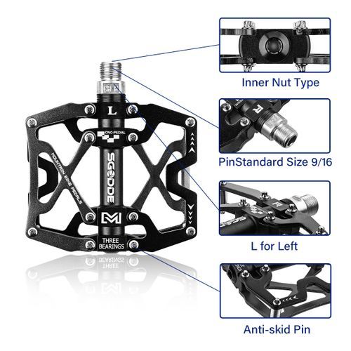 Bicycle Pedal 3 Bearing With 6 Angle Tool Gasket 3 POA