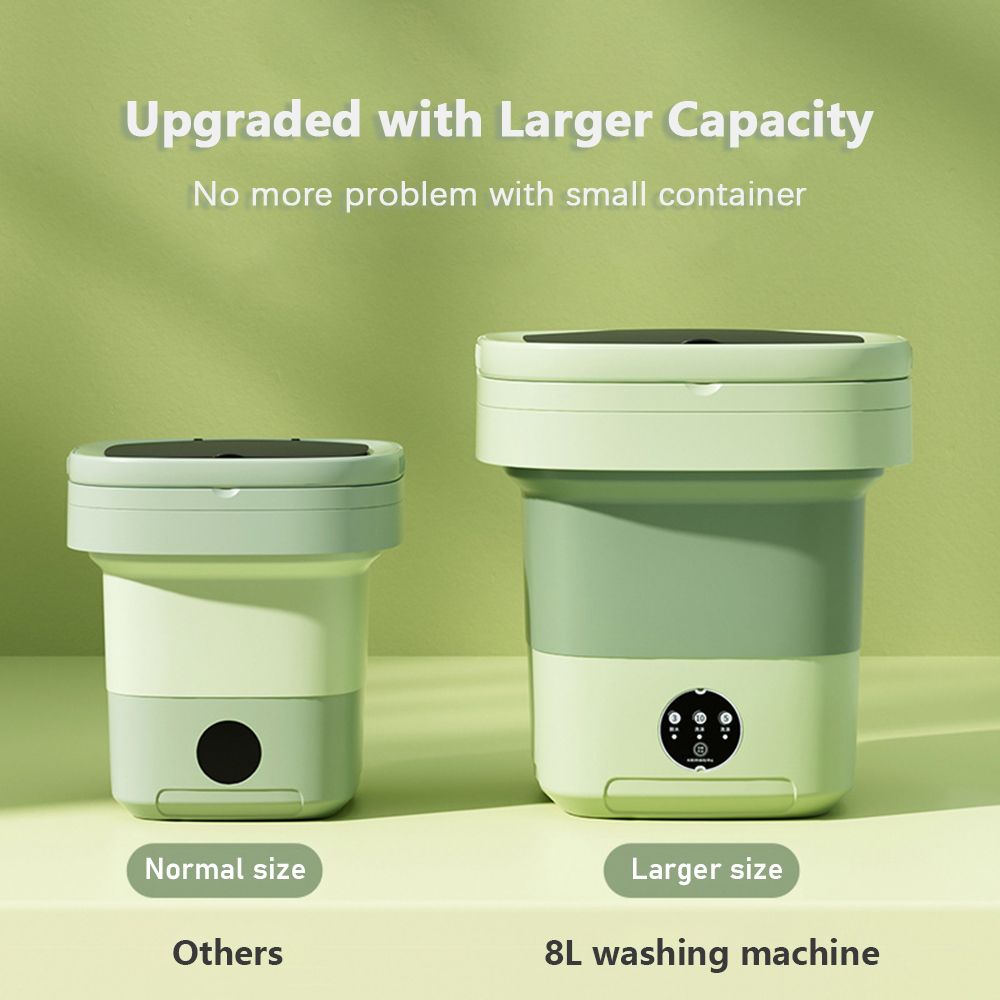 8L Portable Mini Washing Machine With UV Sterilization