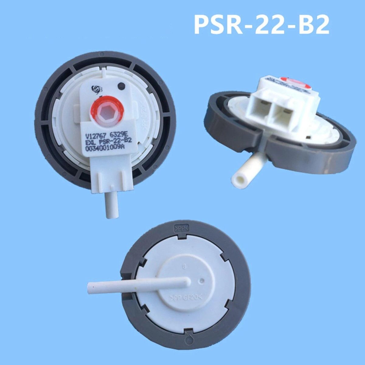 1pc Washing Machine Water Level Sensor Controller Switch PSR-22-B2 V12767 for Haier Washing Machine Replacement Repair Parts