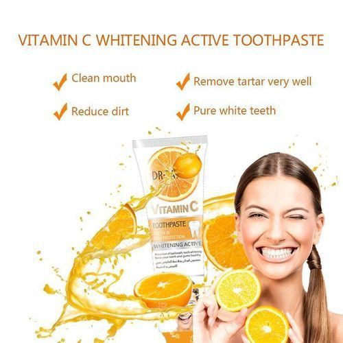 Vitamin C Whitening Toothpaste 100% Teeth & Gum Protection
