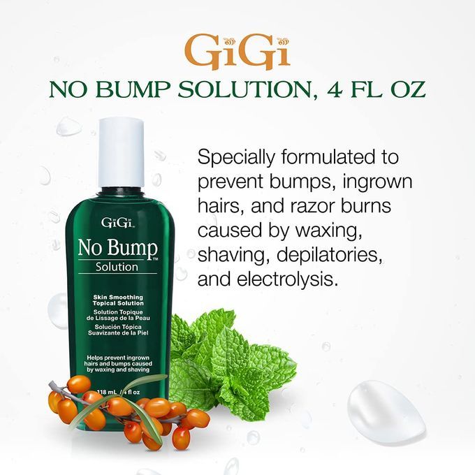 No Bump Skin-Smoothing Topical Solution, Helps Prevent Razor Burns, Hair Bumps