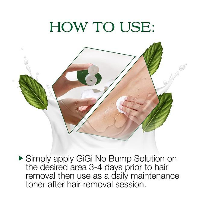 No Bump Skin-Smoothing Topical Solution, Helps Prevent Razor Burns, Hair Bumps