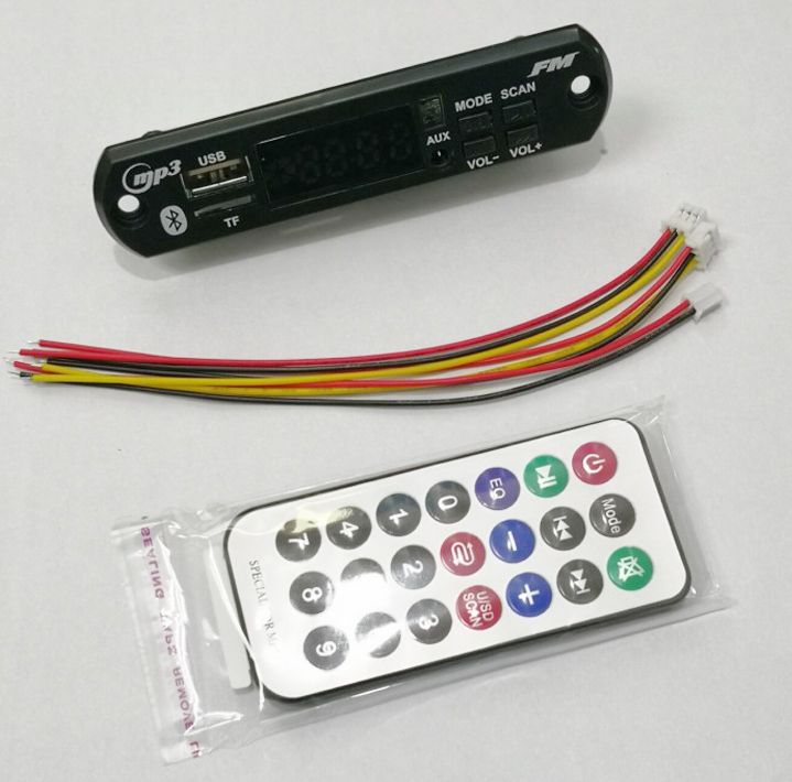Color Screen Decoder Board Read SD Card Audio Accessories Bluetooth-compatible