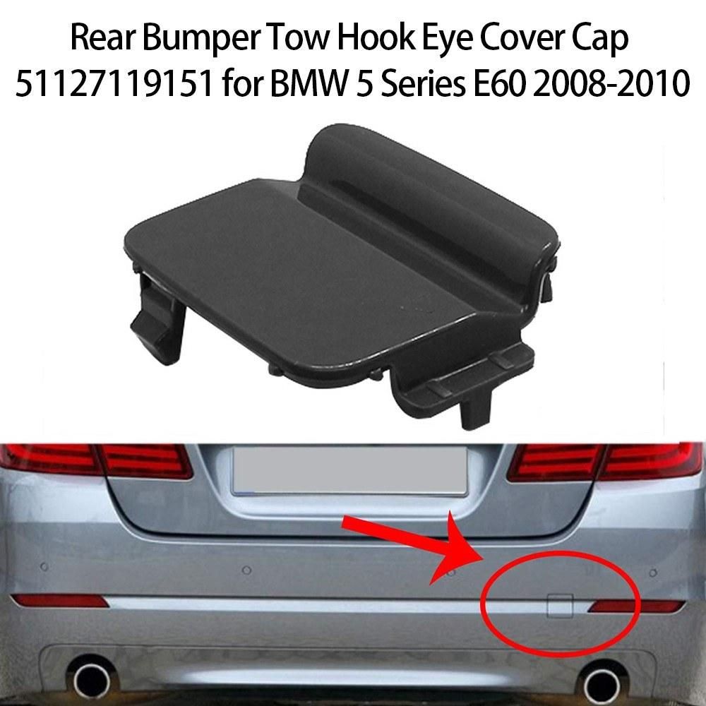 Rear Bumper Tow Hook Eye Cover Cap 51127178183 Fit for BMW 5 Series E60 2008-2010