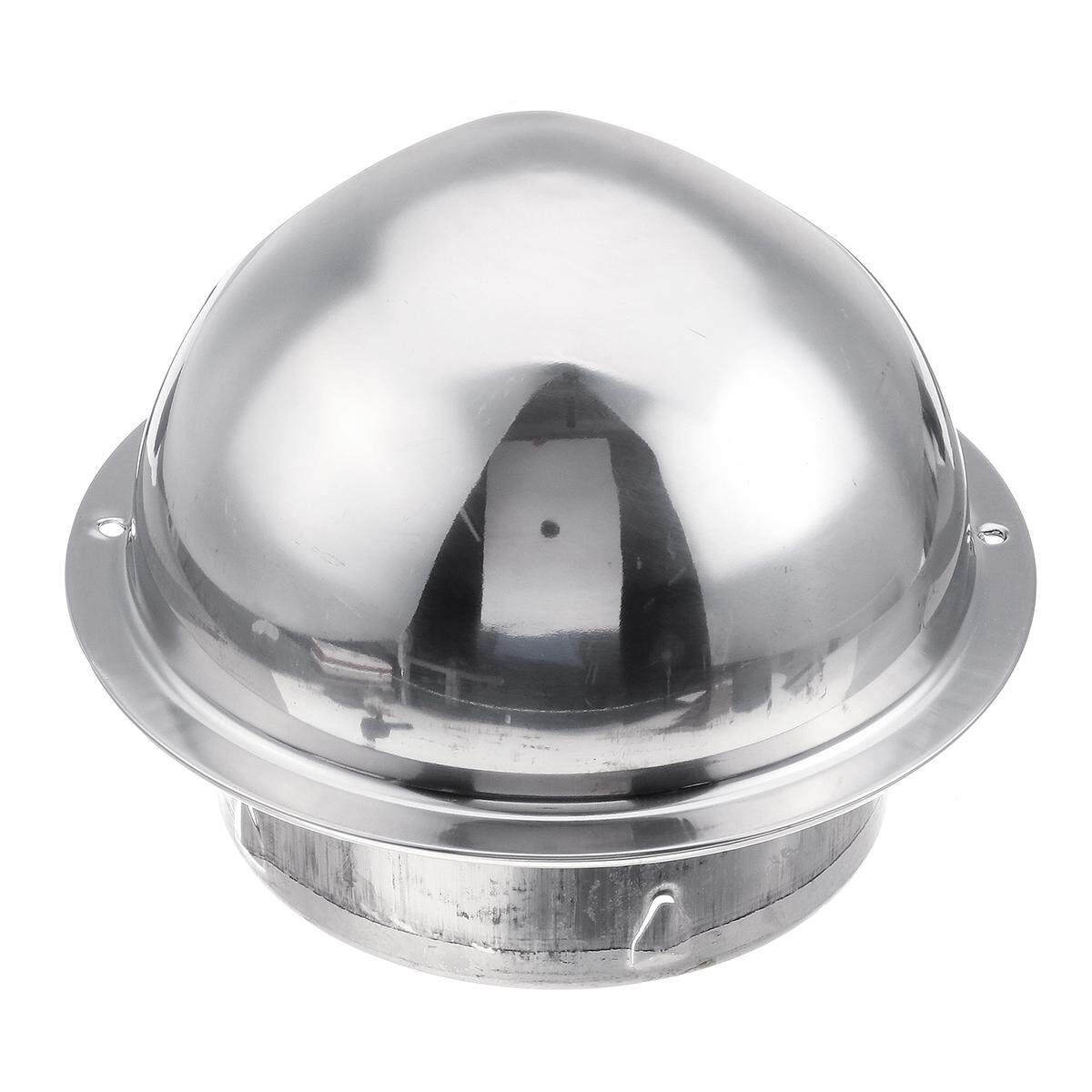 Stainless Steel Wall Air Vent Ducting Cover-150mm Silver