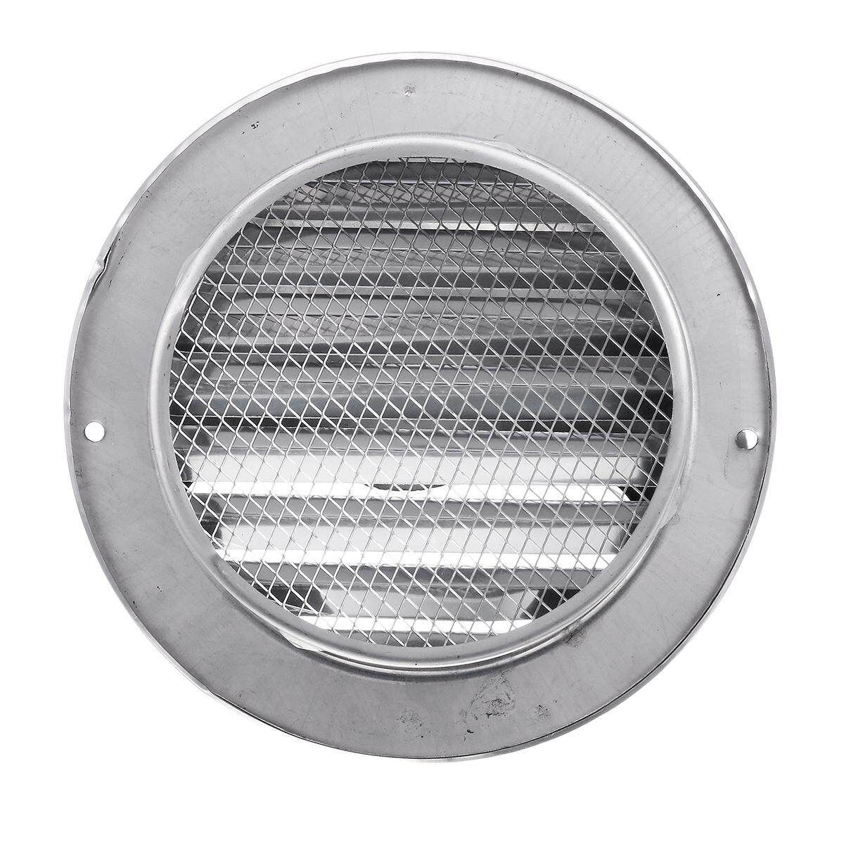 Stainless Steel Wall Air Vent Ducting Cover-150mm Silver