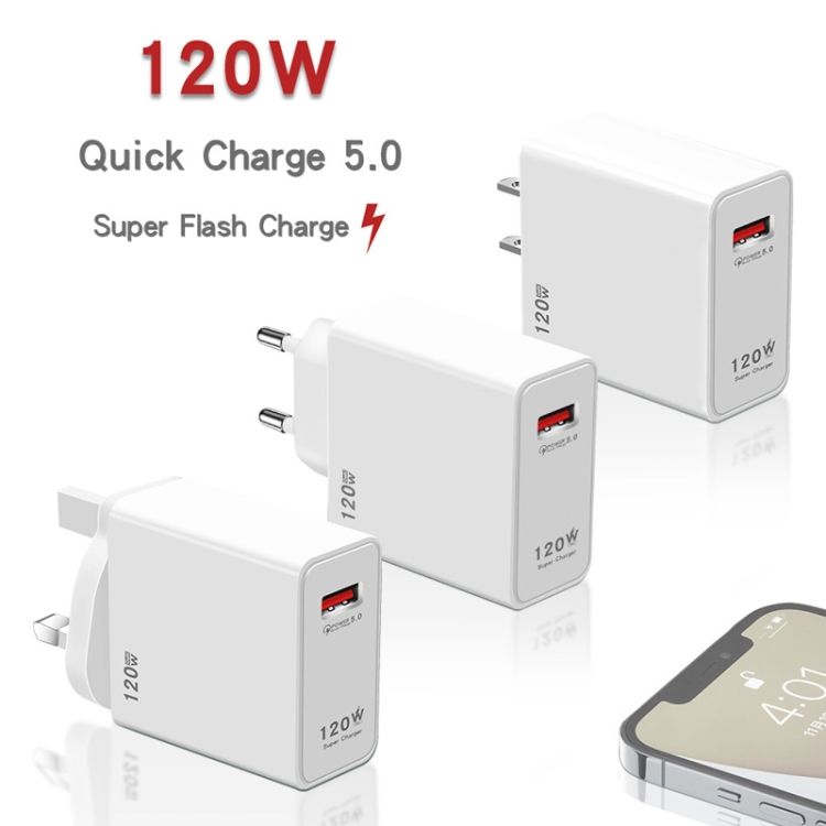 120W Super Fast Charger For Xiaomi EU Plug