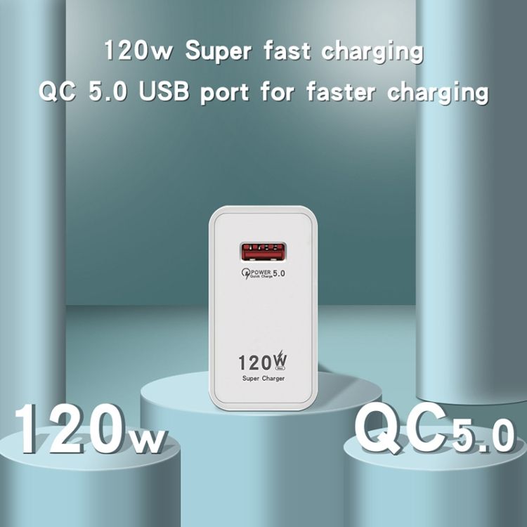 120W Super Fast Charger For Xiaomi EU Plug