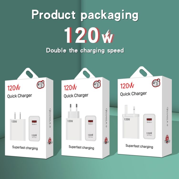 120W Super Fast Charger For Xiaomi EU Plug