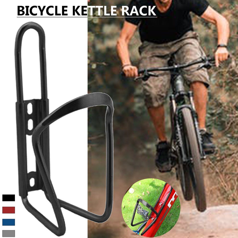 Aluminum Alloy Bi Y Le Water Bottle Holder  Age Bike Drink Bottles Mount-black