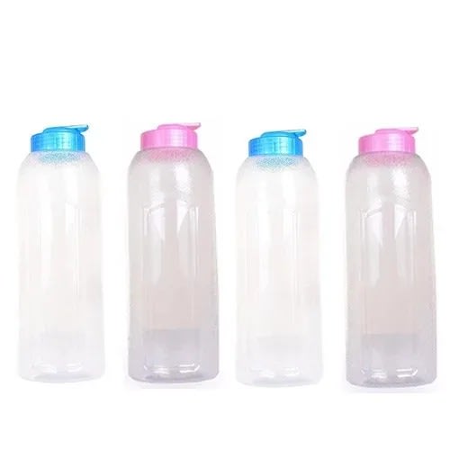 Transparent Water Bottle Set Of 4 - 650ml