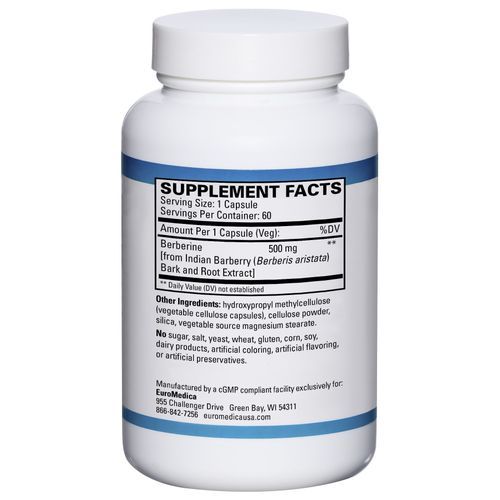 Euromedica Berberine Metabollic Support - 500mg