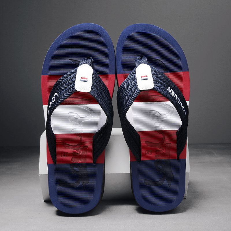 High Quality Webbing Flip Flops Men Mixed Color Sandals Shoes Summer Beach Slippers Men Fashion Breathable Casual Outdoor Footwear