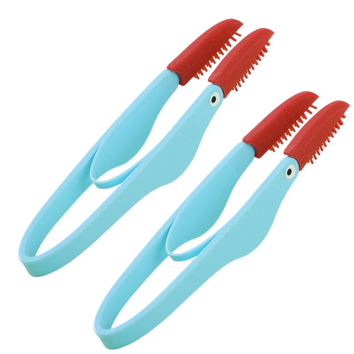 Cat Tear Stain Comb Furry Friends Eye Grooming Set Gentle for Cats Blue