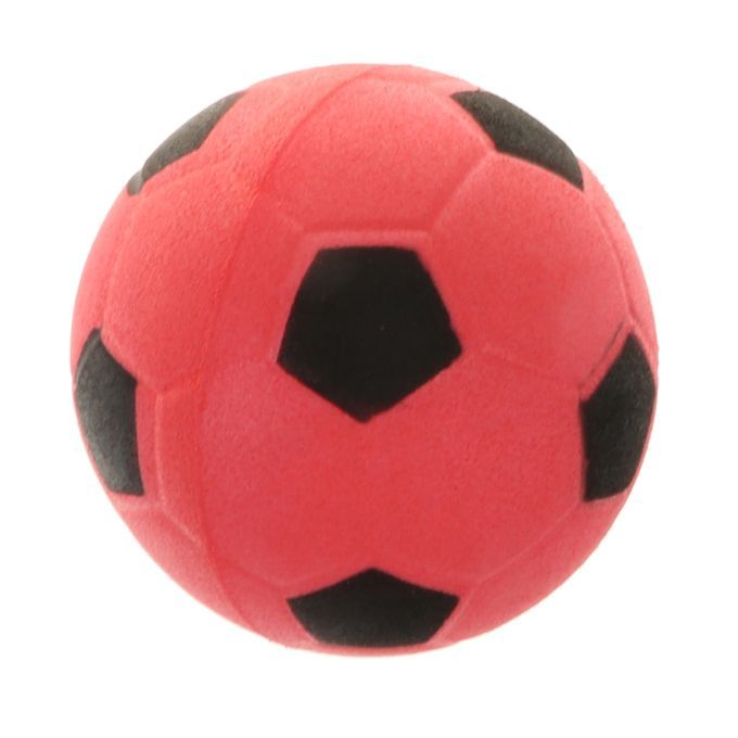 6 Pieces 24 Mini EVA Football Sports Balls Kids Indoor Outdoor Red