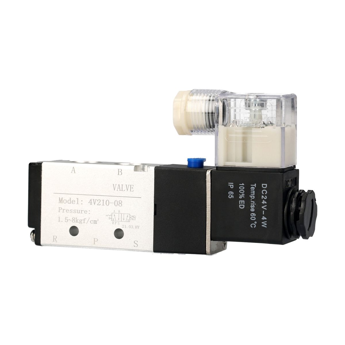 Pneumatic Air Control Solenoid Valve DC 24V PT1/4'' 5 Way 2