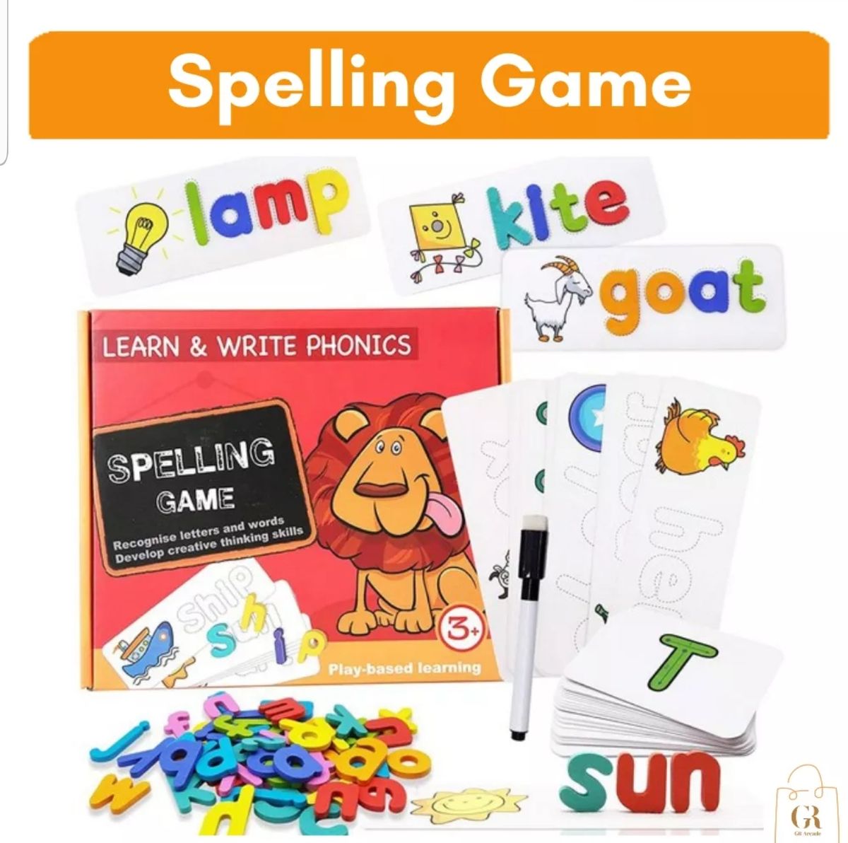 Spelling Game Learn And Write Phonics