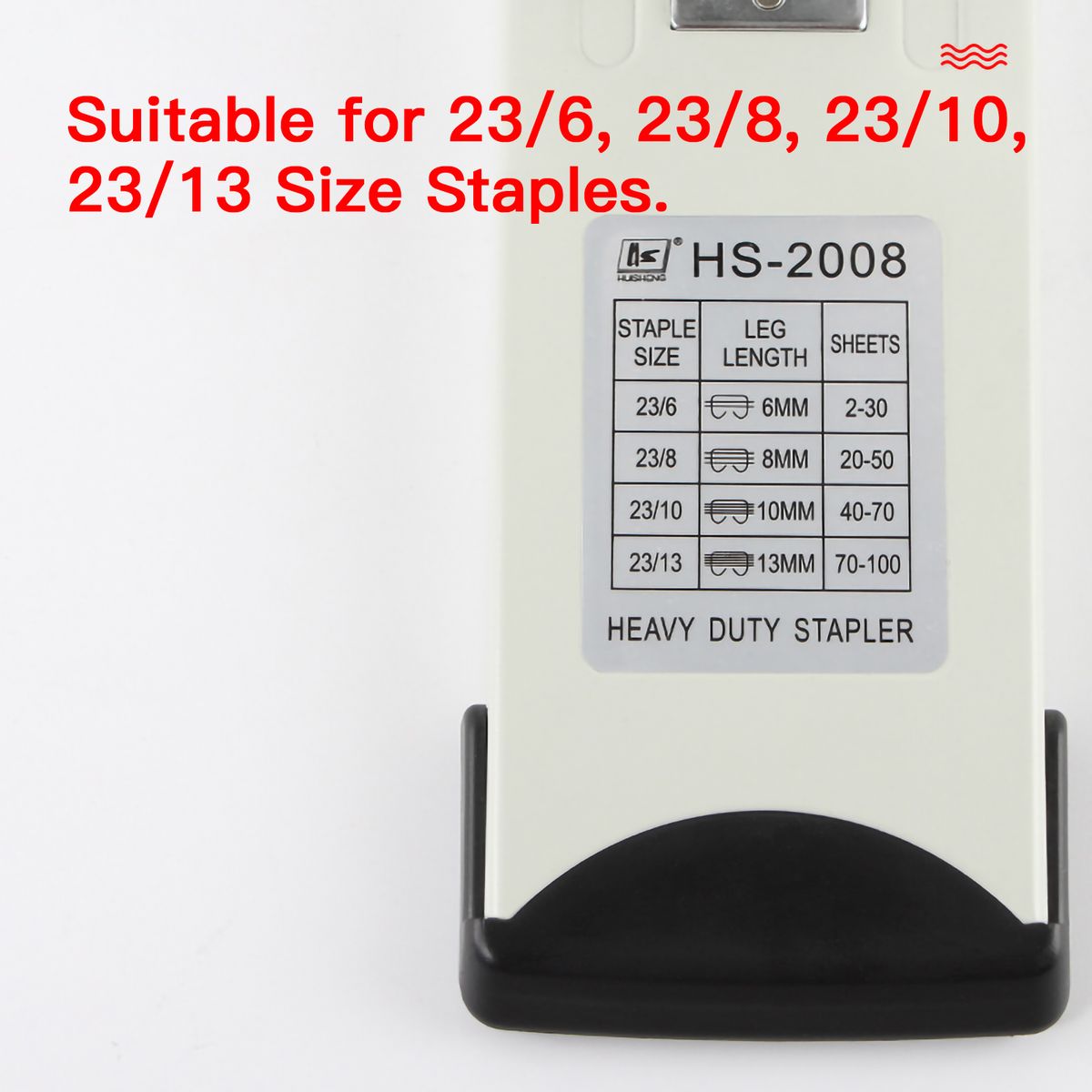 Heavy Duty Stapler 100 Sheet Capacity Durable Desktop