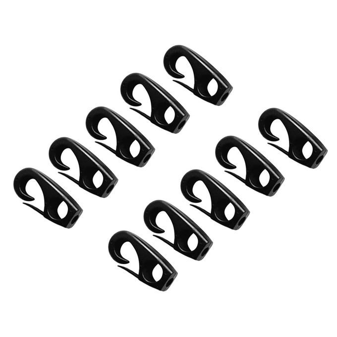 Lot 10pcs 7mm Elastic Shock Cord Bungee Rope Hook For Kayak Paddle Rod
