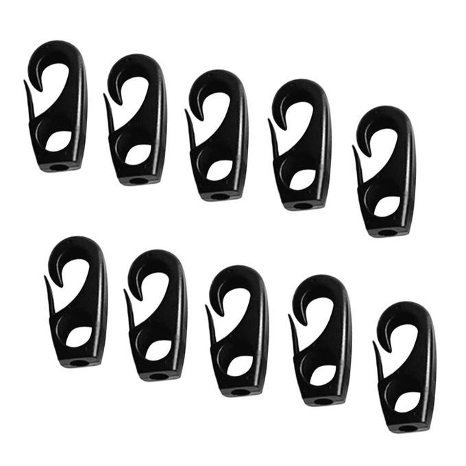 Lot 10pcs 7mm Elastic Shock Cord Bungee Rope Hook For Kayak Paddle Rod