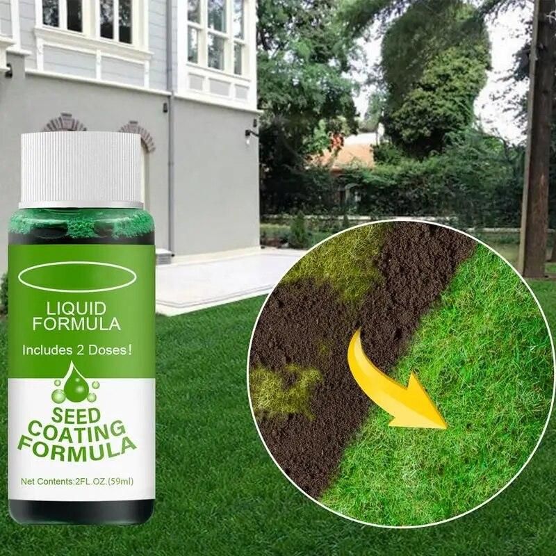 Green Grass Lawn Spray High Quality Durable Liquid Seeding Lawn Greening Spray Hippie Green Grass Spray For Gardens Farms Lawns
