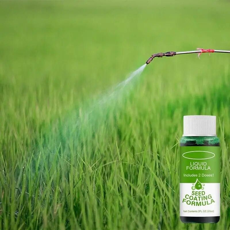 Green Grass Lawn Spray High Quality Durable Liquid Seeding Lawn Greening Spray Hippie Green Grass Spray For Gardens Farms Lawns