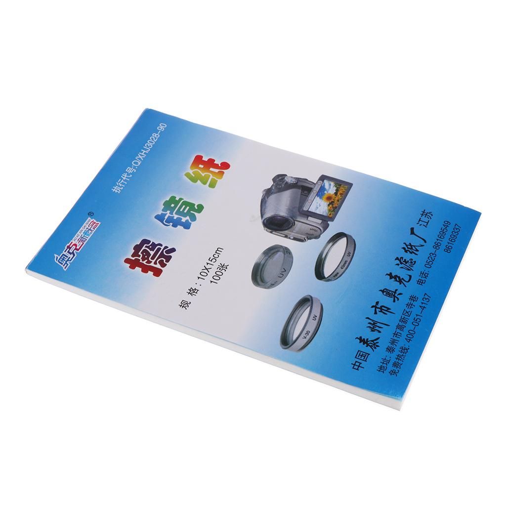 Lab Optics Supplies - 100 Sheets Soft Camera Lens  Clean