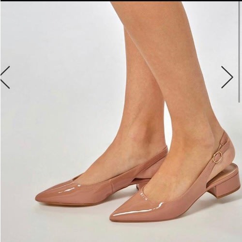 Pointed Slingback Shoes