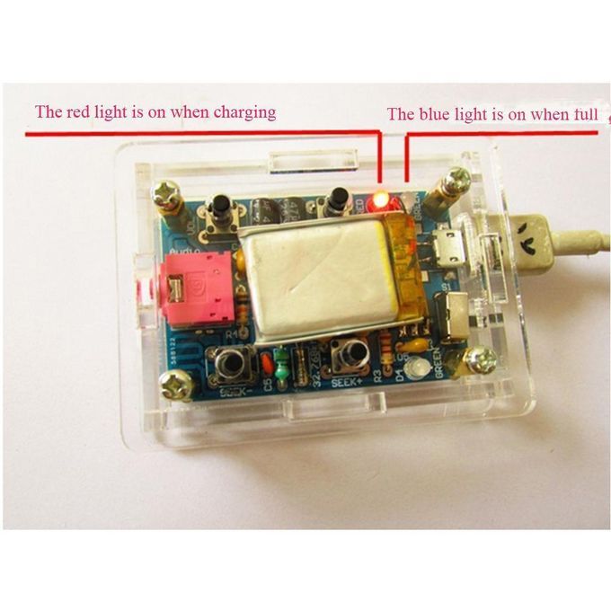 Assembled Mini Digital FM Radio Tesla  DIY Kit Kids Physics