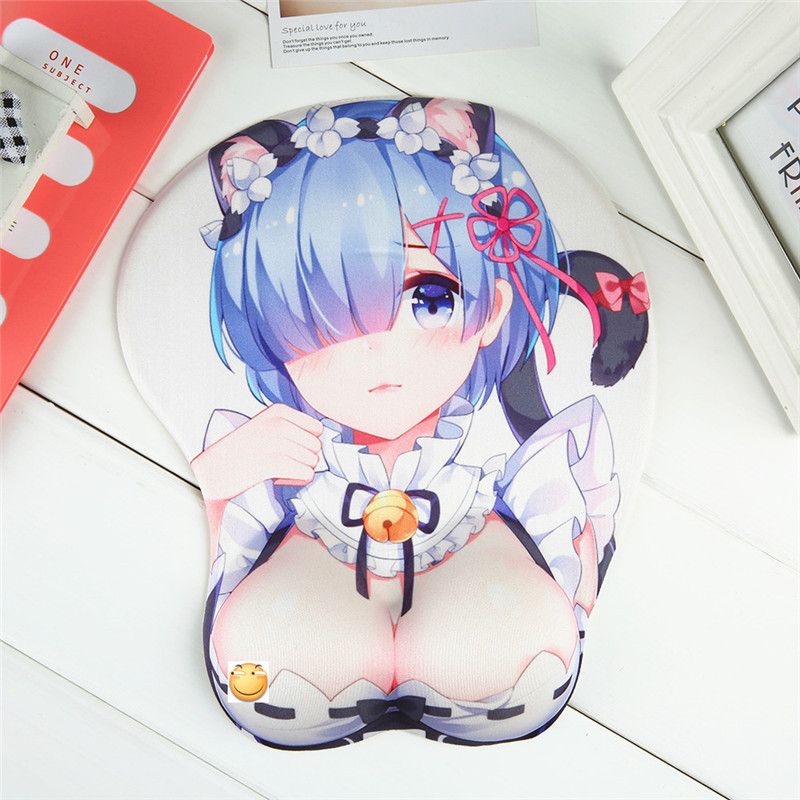 3D Wrist Rest Mouse Pad Gamer Cartoon Gaming Mousepad Anime